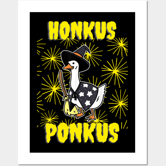 Honkus Ponkus | Honkus Ponkus Duck | Halloween Wall Art by OrionBlue